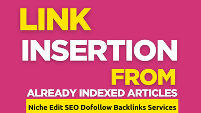 Backlink Outreach Dofollow Links From Existing and Indexed Articles Service