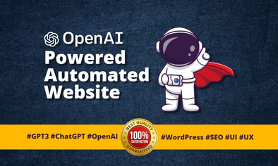 Build ChatGPT Open AI Wordpress Website with GPT3