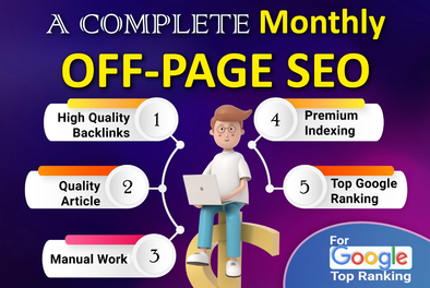 Off Page SEO Service With High Quality Backlinks