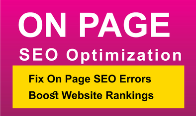 On Page SEO Optimization On Shopify and Wordpress websites