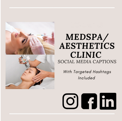 Write Medical Spa and Aesthetics Clinic Captions Service